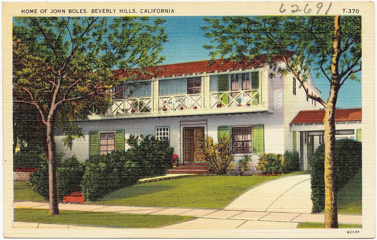 Home of John Boles, Beverly Hills